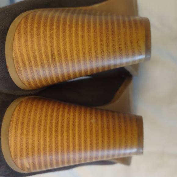 DV by Dolce Vita Dark Green/Grey Heeled Boots Size 10 Medium - Picture 11 of 14